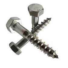 Hexagon Head Wood Screw Stainless Steel A2 Hex Lag Bolts DIN 571
