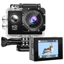 Proscan Waterproof Action Camera 1080P Rugged Sports Camera Waterproof Full HD