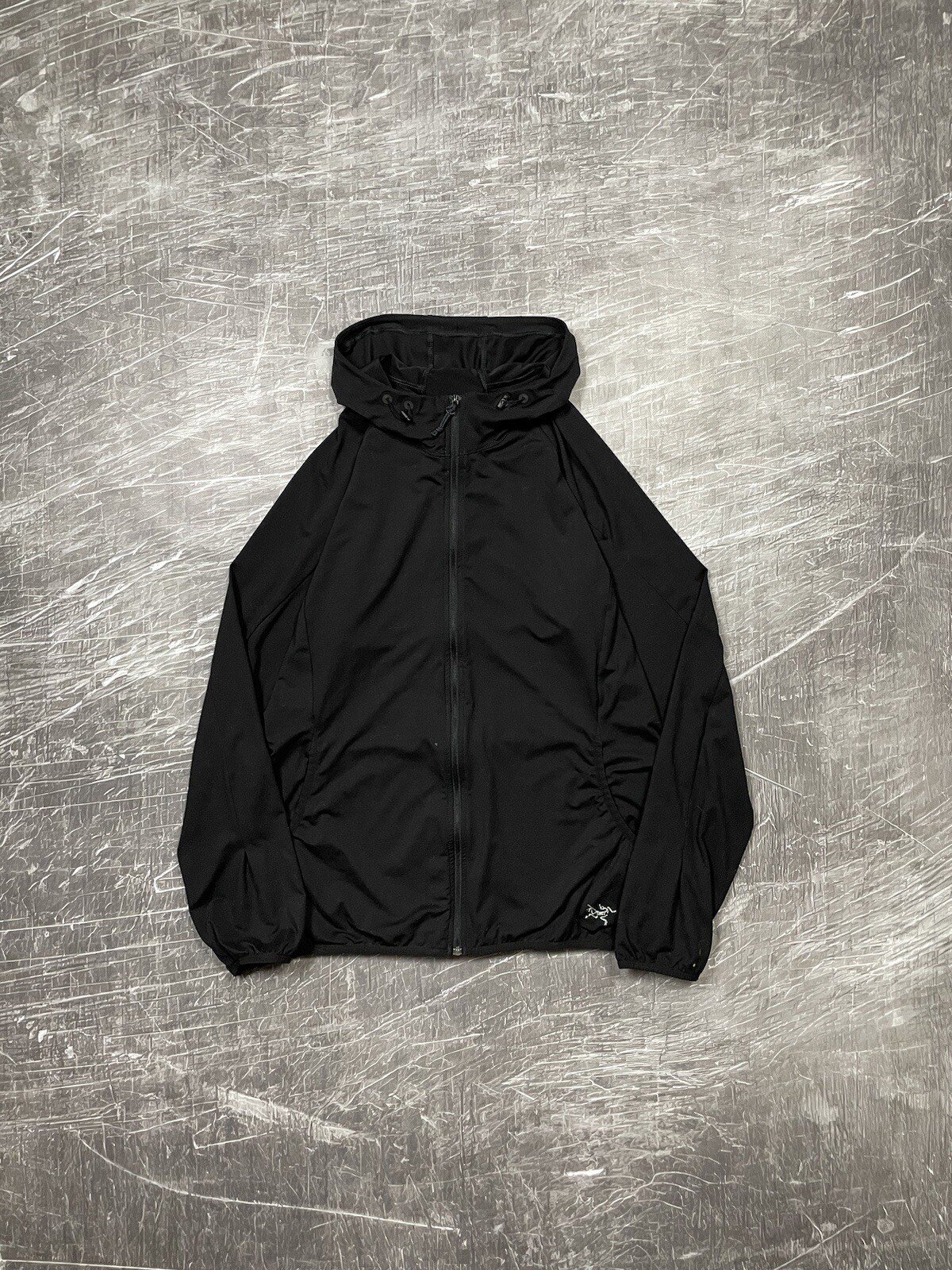 ARC'TERYX Arcteryx Donna Vintage Termo Zip Outdoor Felpa con Cappuccio Giacca Leggera Taglia XL