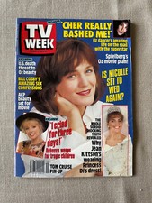 Vintage television - "Australian TV Week" Oct 1990 Claudia Karvan John Glover