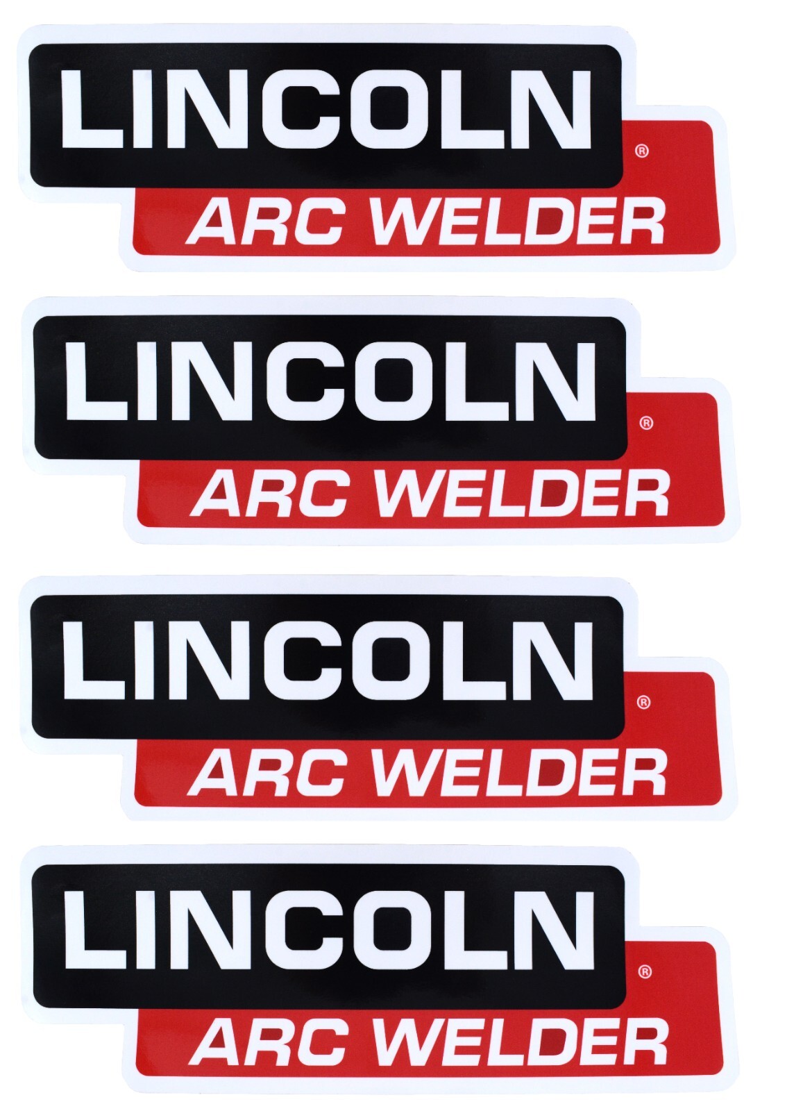 (4) Arc Welder Pipeline Decal 12"x4" for a Lincoln Electric 