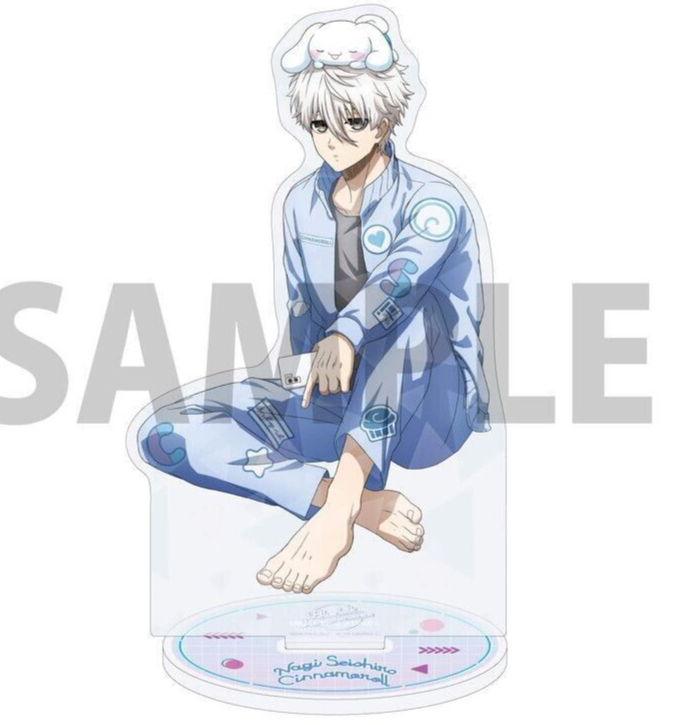馬場海凪　1005050サイドアクリル Blue Lock x Sanrio Acrylic Stand Seishiro Nagi Cinnamoroll