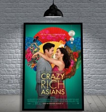 CRAZY RICH ASIANS (2018) FRAMED MOVIE POSTER PRINT CINEMA A1 & 60X40CM
