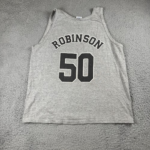 Vintage Starter David Robinson Large San Antonio Spurs Tank Top 90s Made in USA - Afbeelding 6 van 9