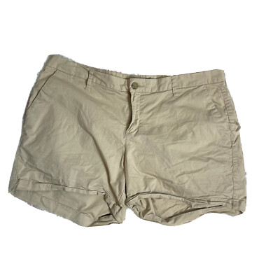Old Navy Khaki Shorts Women's Size 14 5
