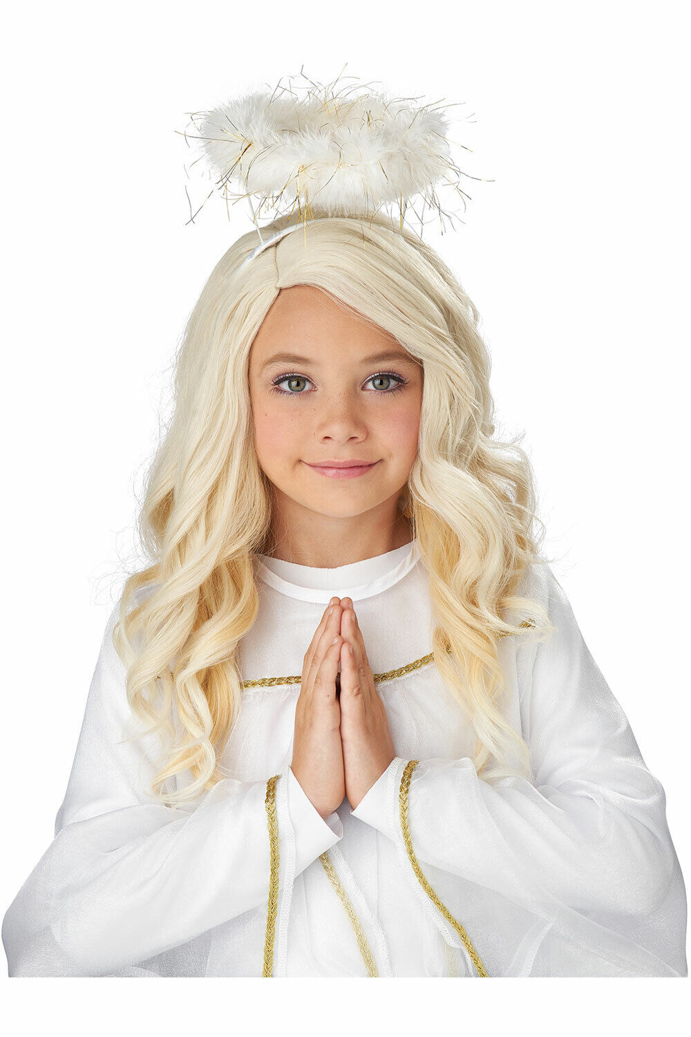 California Costume GOLDEN ANGEL WIG/CHILD Child Girls Halloween Wig 70953