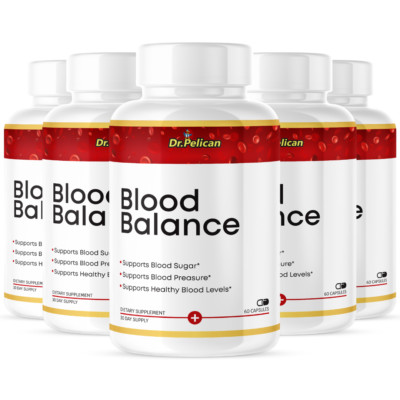 Blood Balance- Blood Support- 5 Bottles- 300 Capsules