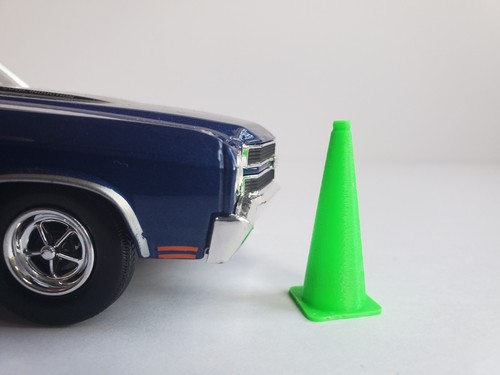 Conos de tráfico 1/24 para RC, miniatura diecast construcción de automóviles carretera peatonal - Imagen 14 de 130