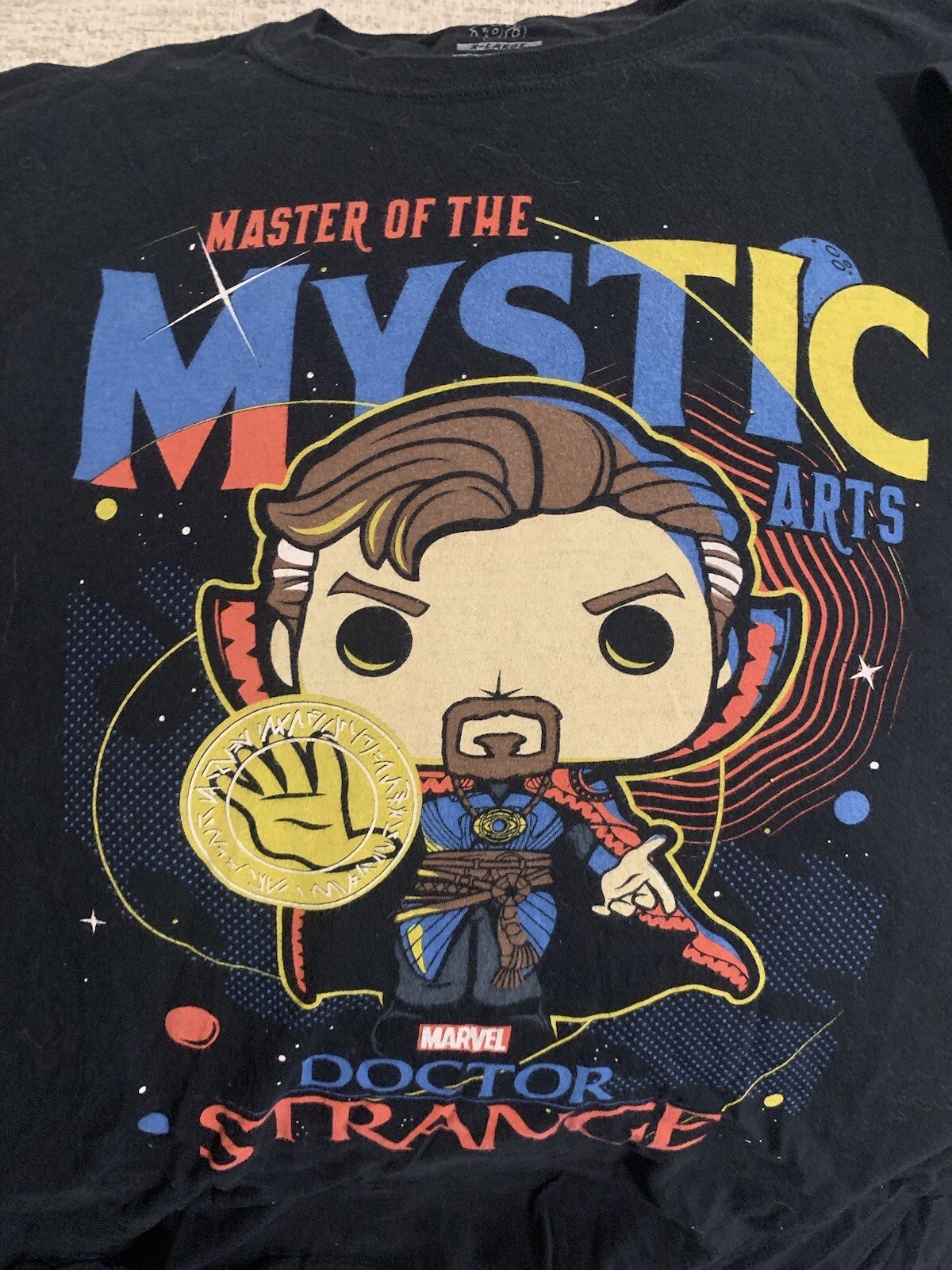 Doctor Strange Master Of Mystic Arts Funko Pop! T-shirt Mens XL Black ...