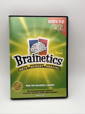 Brainetics DVD s 1-2 Math Memory Amazing!