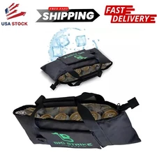 Big Strike Golf Cooler Bag Fits 6 Cans, Beers Ice Cold for Golf Bag Side Pocket