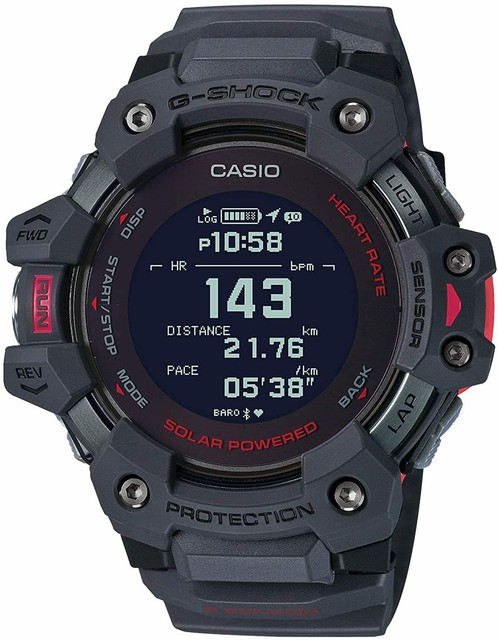 CASIO G-SHOCK G-SQUAD GBD-H1000-1CR GPS Solar Men's Watch Bluetooth New