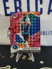 2020-21 Panini Mosaic Kristaps Porzingis Reactive Red Prizm SP Cereal Box