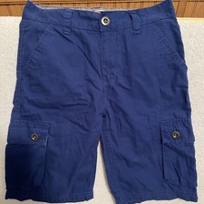 Levi's Boy's Pull On Cargo Shorts Navy Blue Sizes: 10 REG