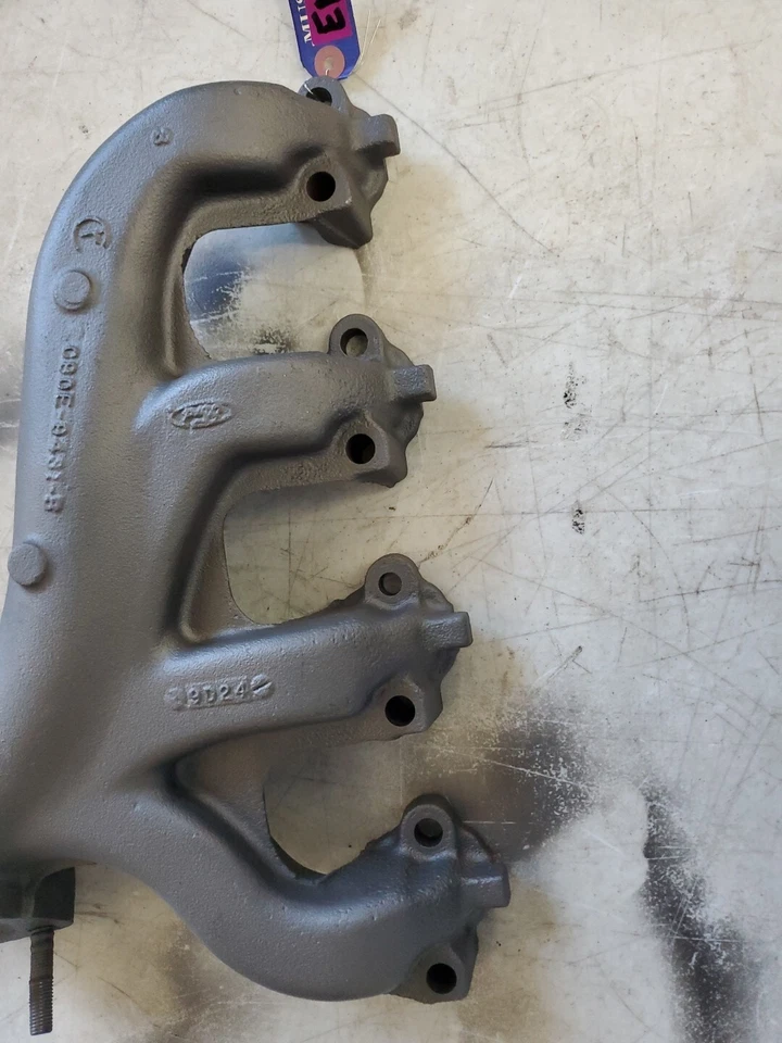 Colector de escape izquierdo Ford Fairlane Mustang Cougar 1969-1970 LH C9OE-9431-B OEM Foto 3 de 4