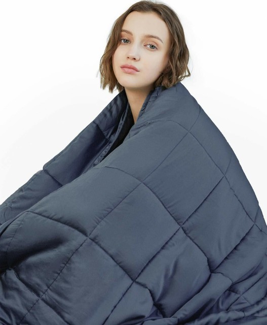Weighted Blanket by YnM for Adults(6.8kg for 63.5kg individual), Fall