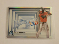 Colton Cowser 2022 Bowman Chrome Bowman In 3D Refractor Card #B3D-20