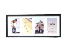 4 Multi Aperture Black or White Photo Frame 4 x 6-inch Ideal for home /For Gift