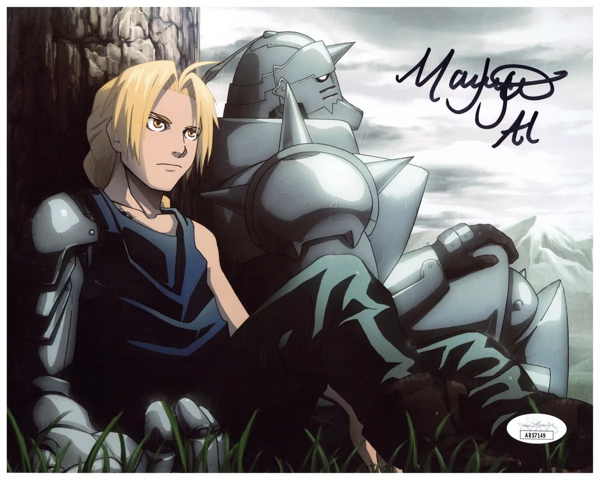 Maxey Whitehead Signed 8x10 Photo Al Fullmetal Alchemist JSA COA