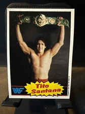 TITO SANTANA 1985 Topps WWF Pro Wrestling #14  Fresh Pull From Sealed Case