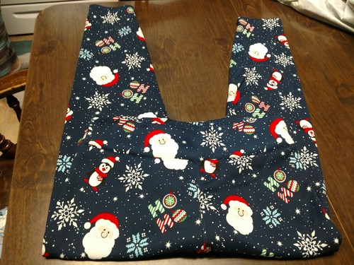 No Boundaries Navy Blue Christmas Santa 