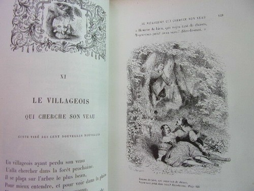 1860. Curiosa. CONTES DE LA FONTAINE illustré par Staal, Johannot, Fragonard. - Picture 8 of 12