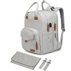 Diaper Bag for 2 Kids - Expandable 35L Twin Diapers Bags Backpack