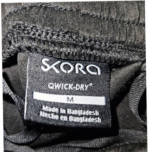 SKORA Quick-Dry Athletic Pants Training Running Gym Black Medium - Foto 5 di 9