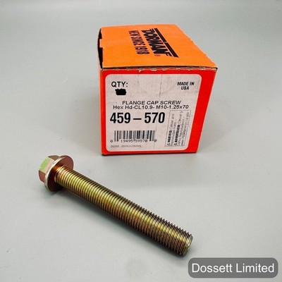 Dorman 459-570 Hex Flange Cap Screw M10-1.25x70 10.9 Hard Steel Bolt Made In USA