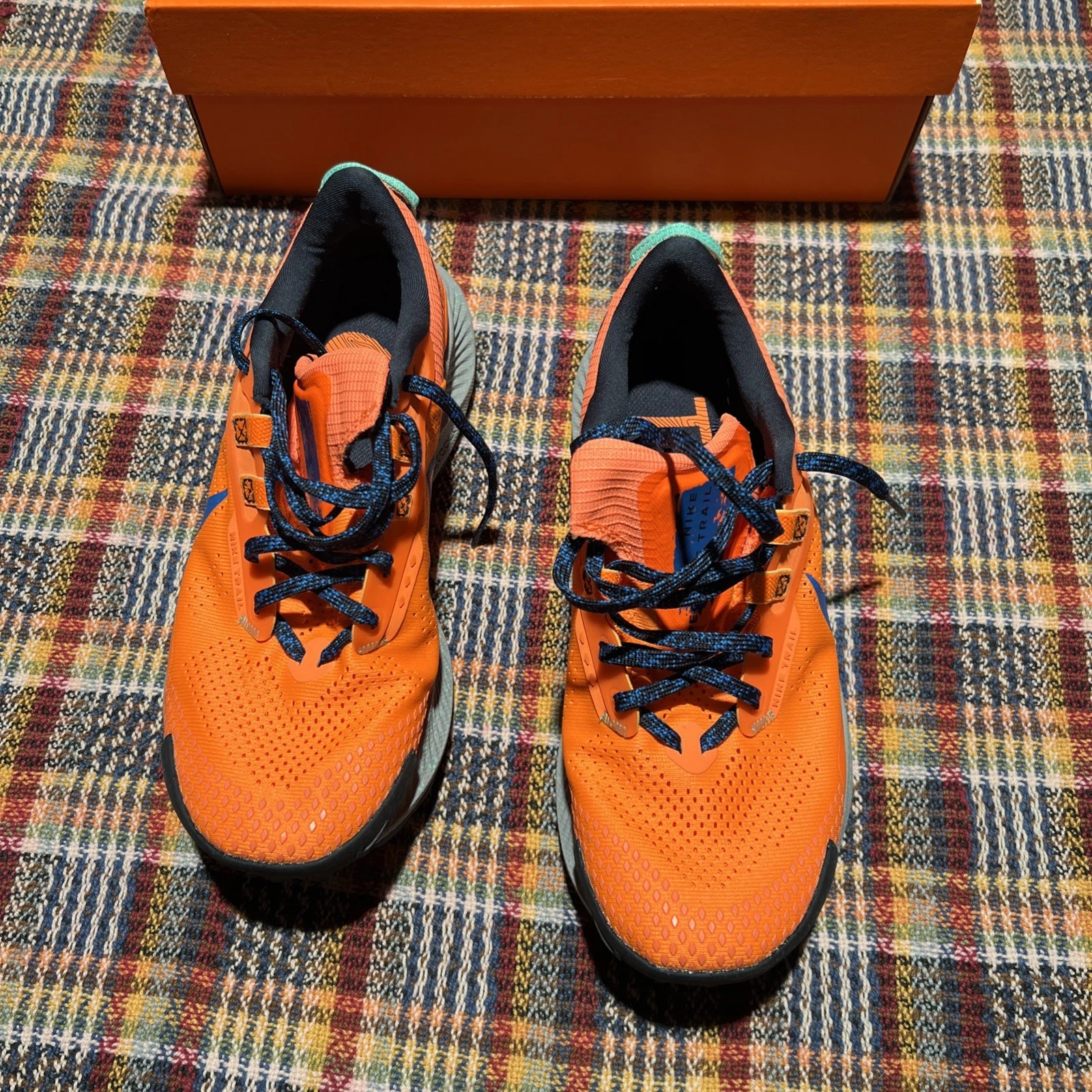 Nike Pegasus Trail 3 Shoes Mens 7 Total Orange sneakers trainers running shoes