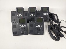 Lot Of 5 Avaya J169 IP Desk Phones Black VoIP Corded Telephone Speakerphone