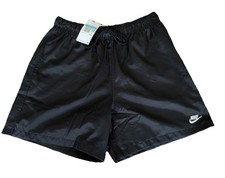 Nike Shorts Size Medium Mens Black Club 6" Woven Flow Standard Fit 50