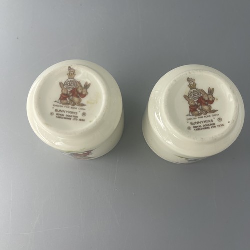 2 anciennes coupes à oeufs Bunnykins Royal Doulton vaisselle - Photo 4/4