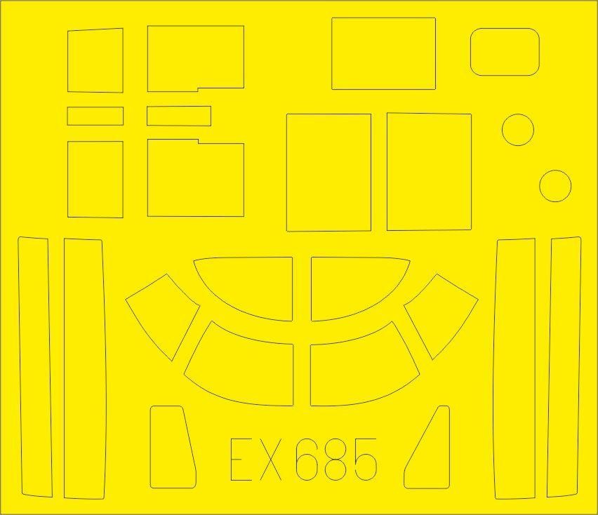 Eduard Accessories EX685 - 1:48 A-26B for ICM - New