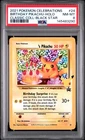 Birthday Pikachu Holo 24 Celebrations Classic Collection Pokemon PSA 8 *290