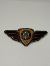 Original 1930s Dodge Brothers Winged Cloisonn Enamel Grille Hood Emblem Badge