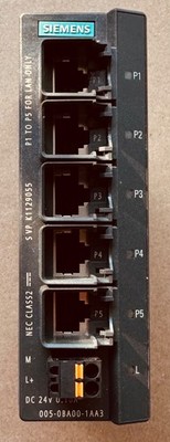 Siemens Simatic Net Industrial Ethernet Switch Scalance X005 6Gk5005-0Ba00-1Aa3