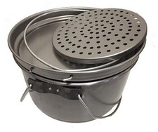 5 in 1 JUMBO Camp Oven w Frypan Hang Pan Boiling Pot 15" Australian Made Steel