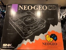 SNK Neo Geo CD Console 8 Games 2 Controllers Arcade Stick Tested A4718