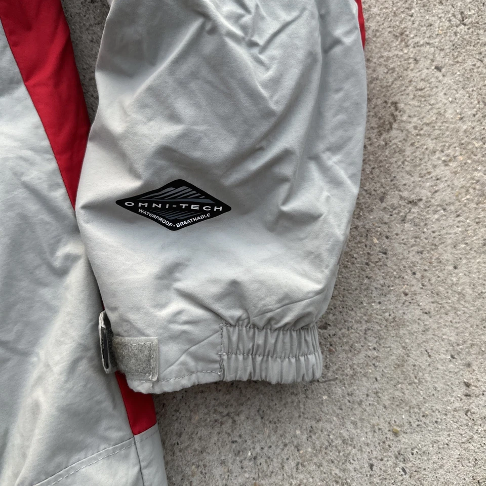 Vintage Columbia Bugaboo Jacket Men Large Purple Teal USA 90s Fleece 3 in 1 Coat - Image 3 of 4