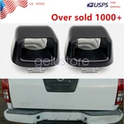 1 Pair License Plate Light Rear Bumper Lamp Housing Cover For Nissan Frontier