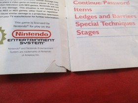 Metal Storm Nintendo NES Instruction Manual Booklet ONLY Metalstorm