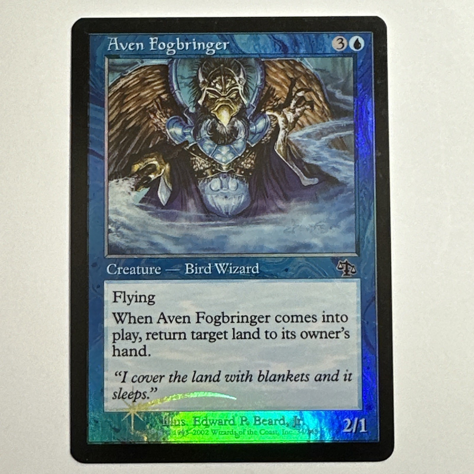 Aven Fogbringer 34/143 Foil Card Judgement Magic the Gathering MTG LP