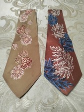 Vintage 1940s-1950s Swing Neckties - 563
