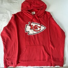 Patrick Mahomes Kansas City Chiefs Hoodie Mens 2XL Red NFL Sweatshirt Fanatics