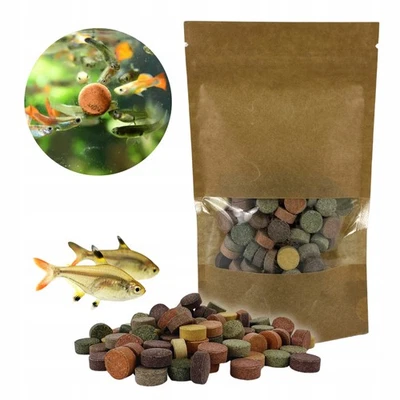 TD STONES FUTTER FÜR AQUARIENFISCHE HAFTFOLGENDE TABLETTEN MIX-TABLET 50 g