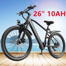 26" 36V 10AH Electric Mountain Bike 500W Motor Electric Bicycle Ebike For Adults
