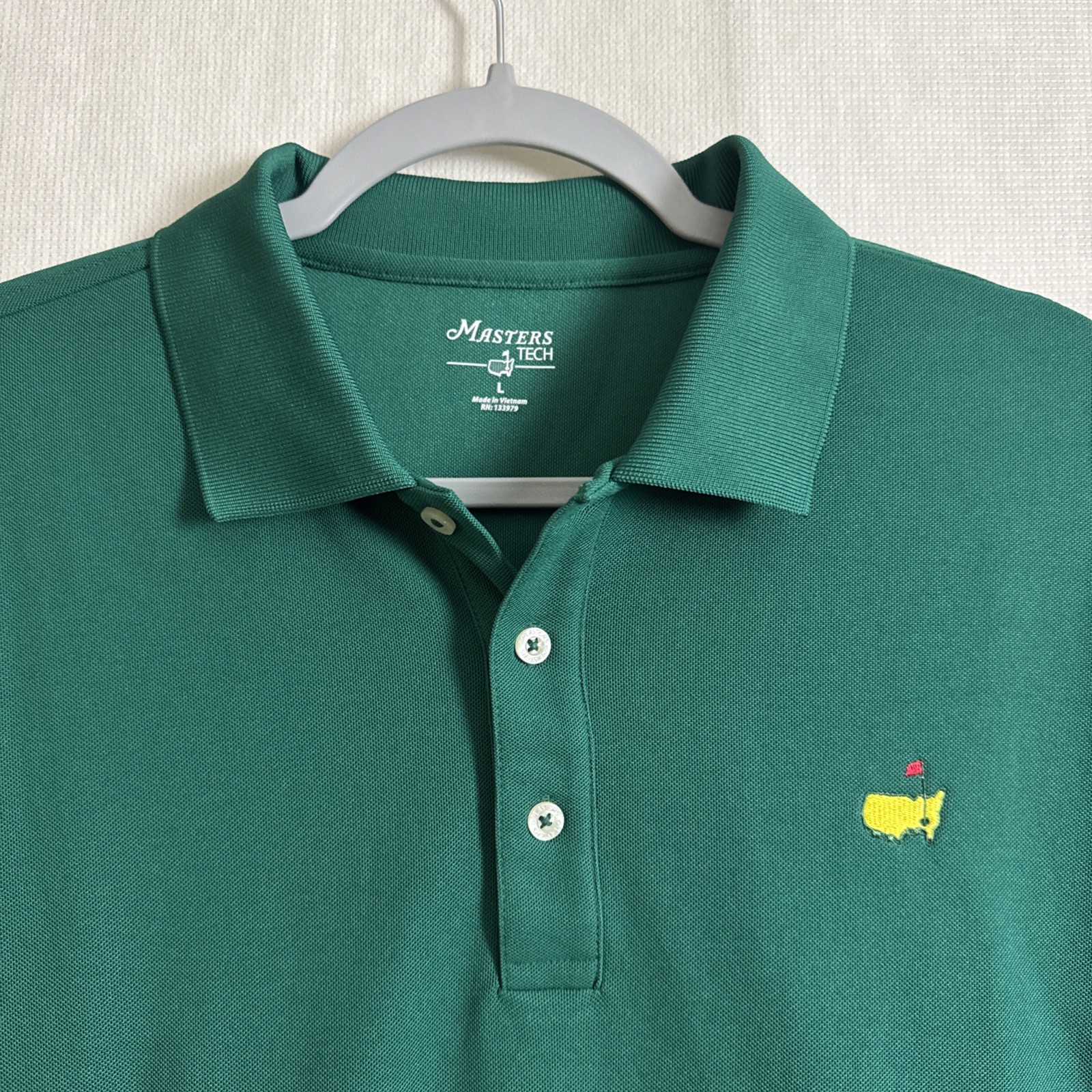 Master Tech Men's Large Solid Green Short Sleeve … - image 3