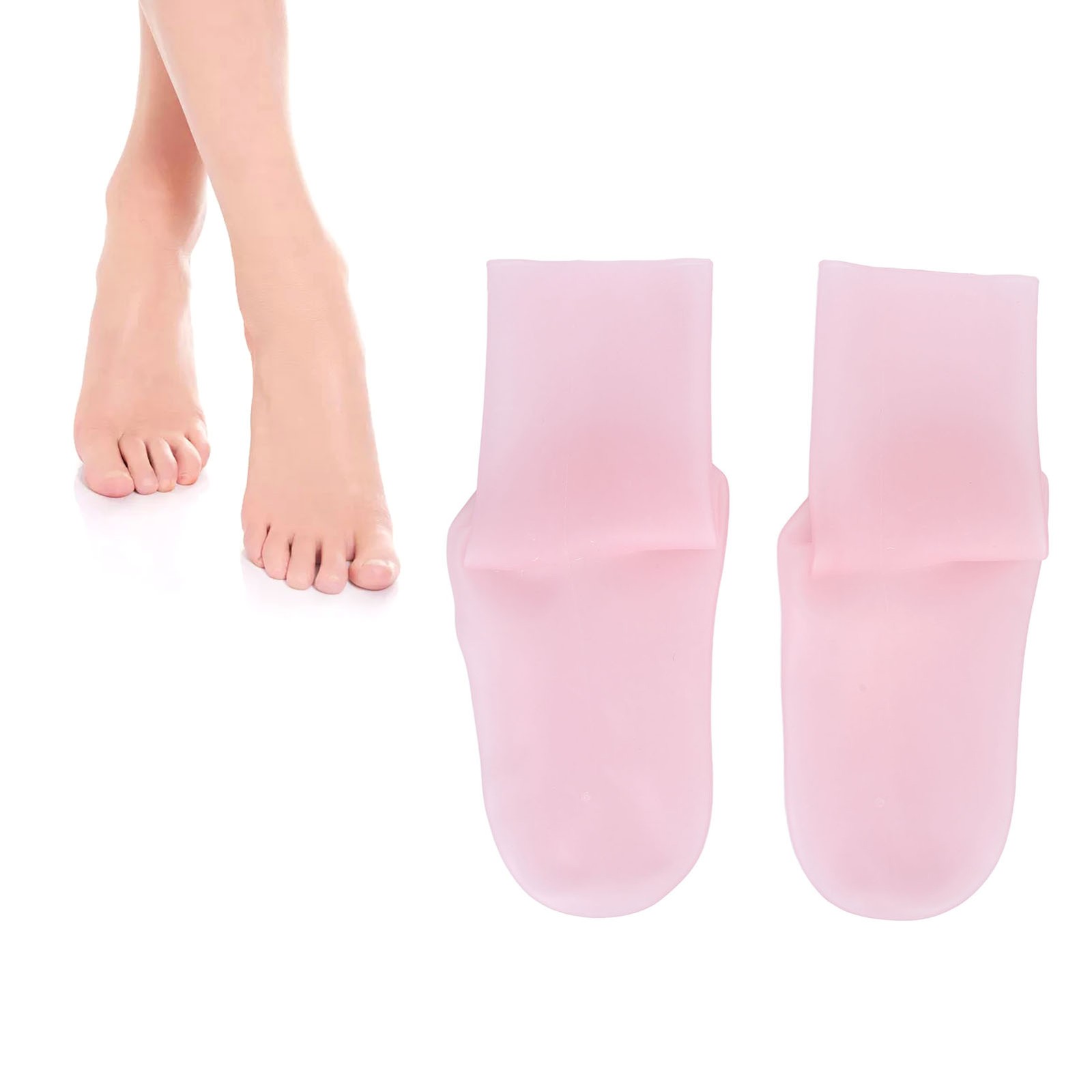 Silicone Socks Shock Absorption Pressure Relief Prevent Cracking Silicone Moi UK