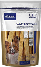 C.E.T. Enzymatic Oral Hygiene Chews, Small Dog, 30 Count,Beef,0.65 Pounds